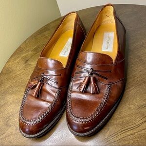 Mezlan Sagunto Brown Leather Tassel Men’s Shoes 10.5M